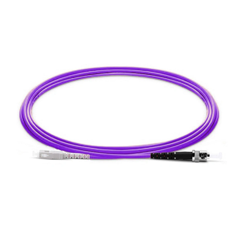 Sc-to-St Simplex Om4 Multimode 2.0mm Fiber Optic Patch Cable, 3m