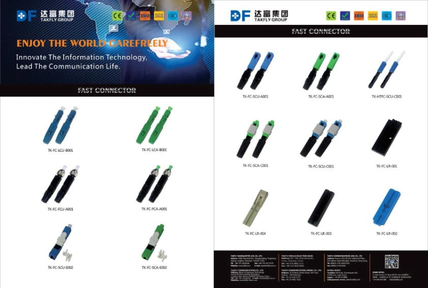 FTTH Sc APC Upc Fiber Optic Mechanical Connector Sm Single Mode Sc Fast Connector