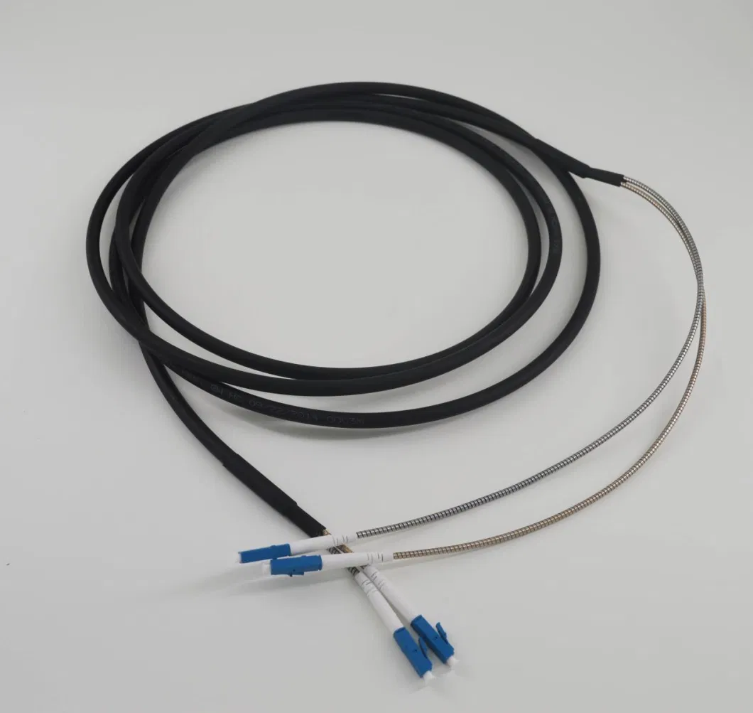 Gyfjh Fiber Cable Patch Cord Single Mode Waterproof Duplex LC Connector