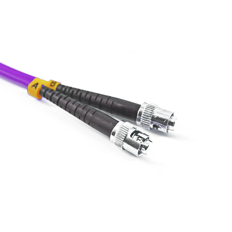 Sc-to-St Duplex Om4 Multimode 2.0mm Fiber Optic Patch Cable, 3m