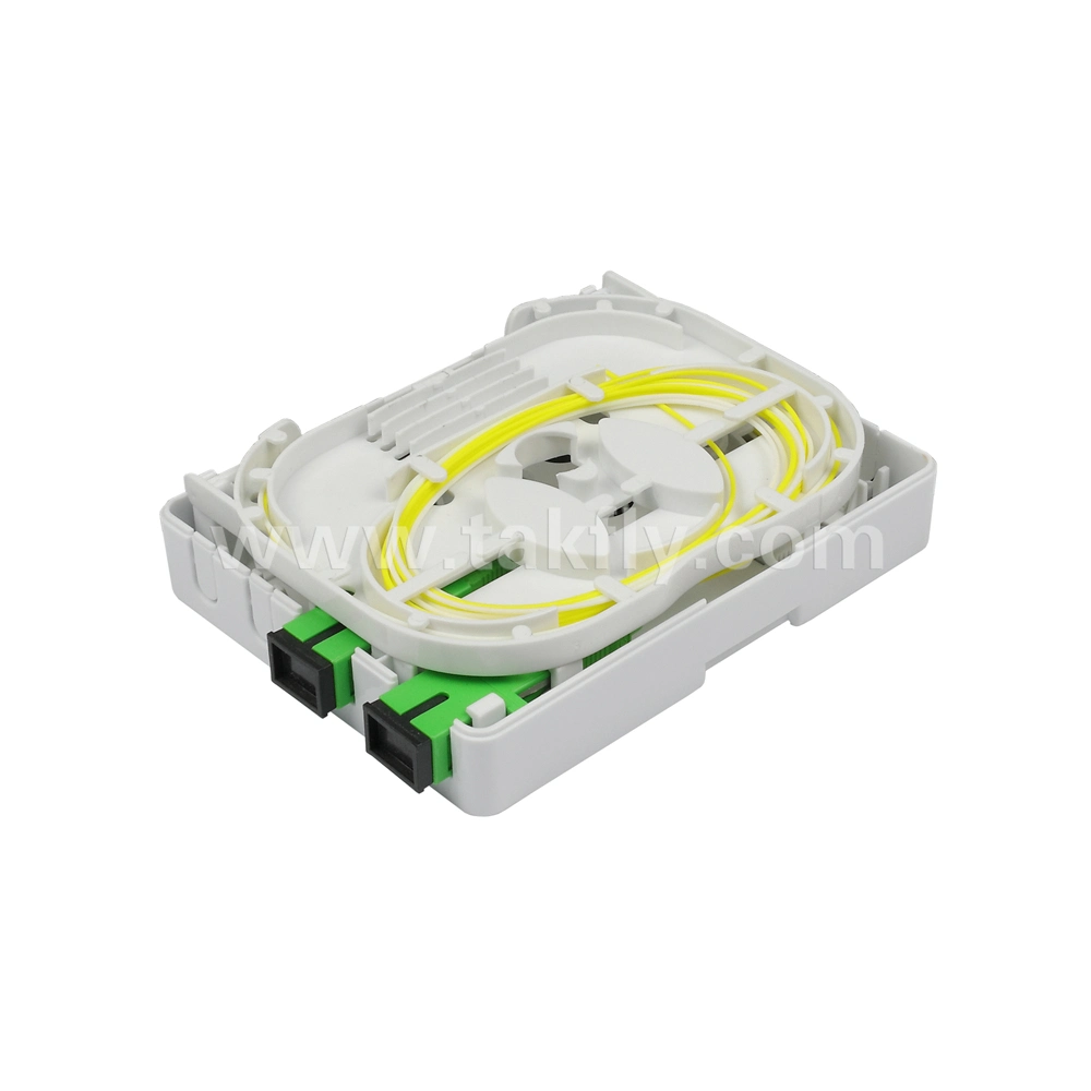 Indoor 2c Sc Fiber Optic Atb Wall Socket 2 Port Subscriber Box