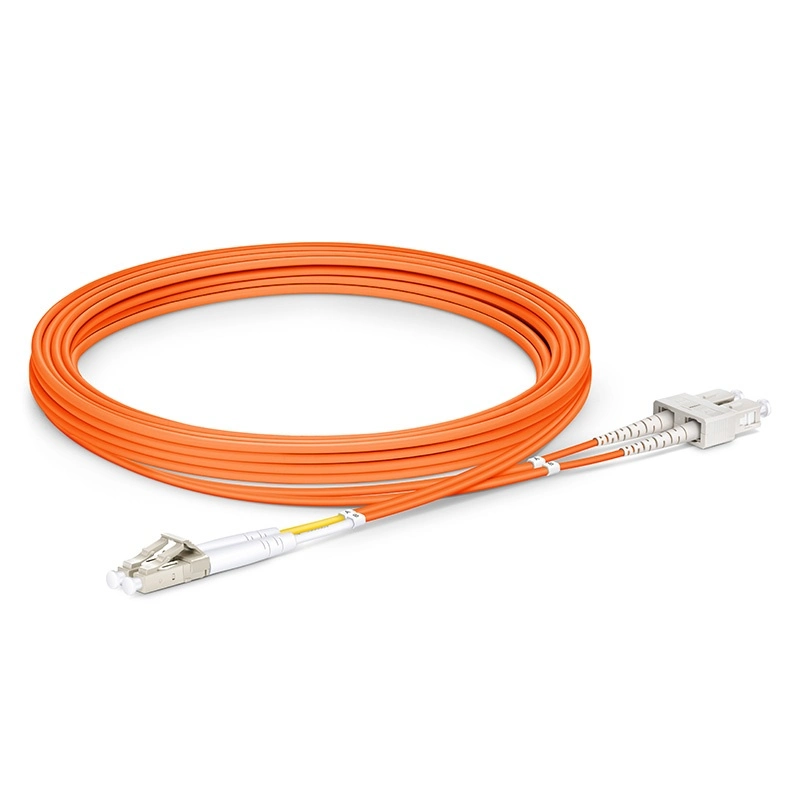 LC-to-Sc Duplex Om1 Multimode 2.0mm Fiber Optic Patch Cable, 3m