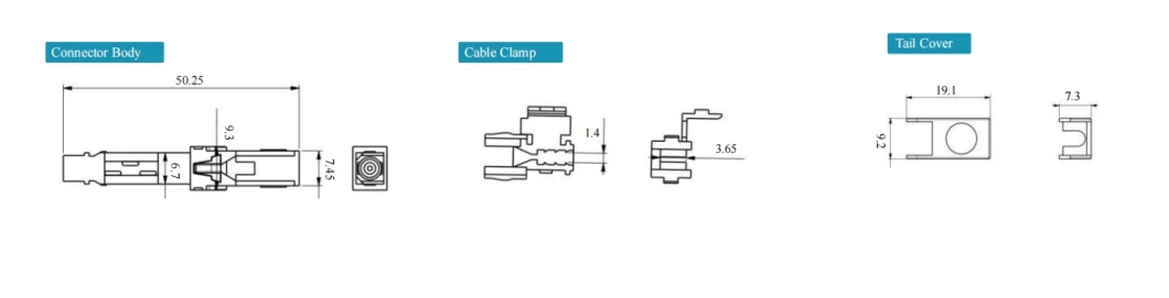 FTTH High Quality Fiber Optic Equipment Sc Upc Fast Connector