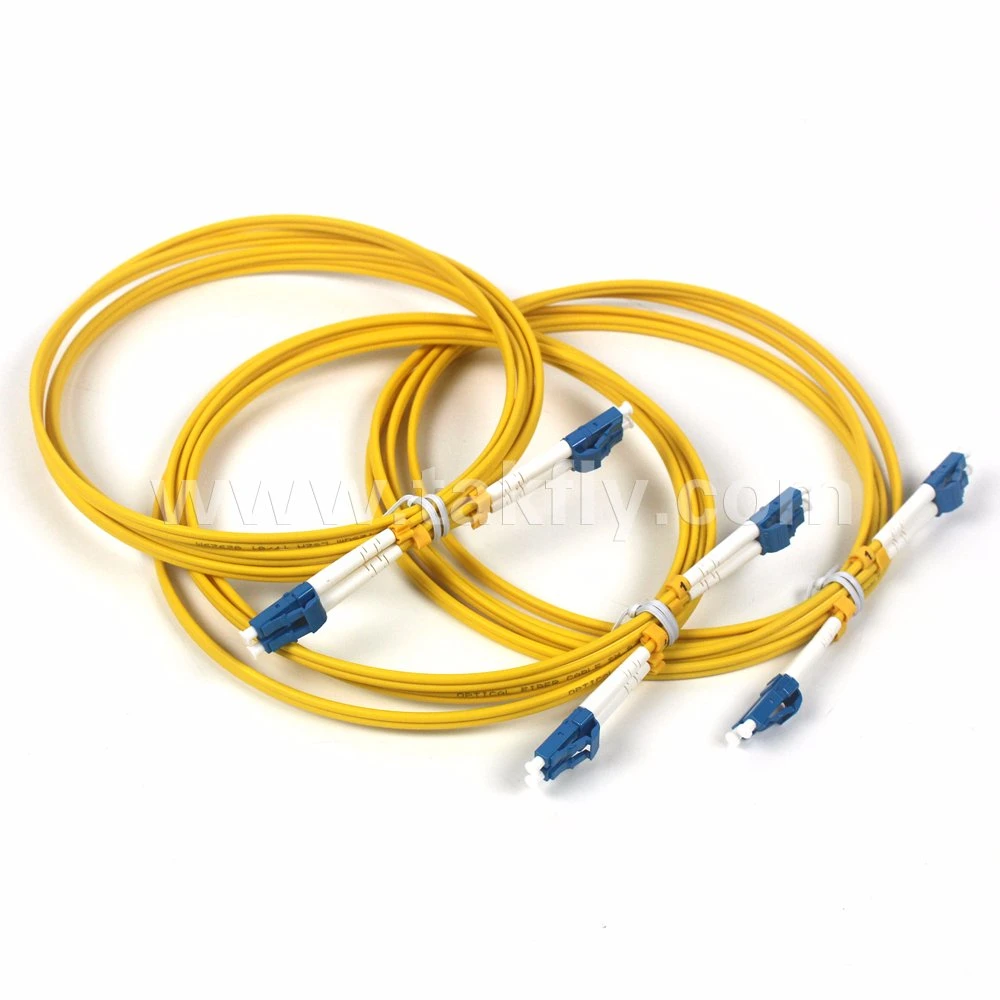 LC-LC Single Mode G657A1 Fiber Duplex Fiber Optic Patch Cord with En50575 Approved