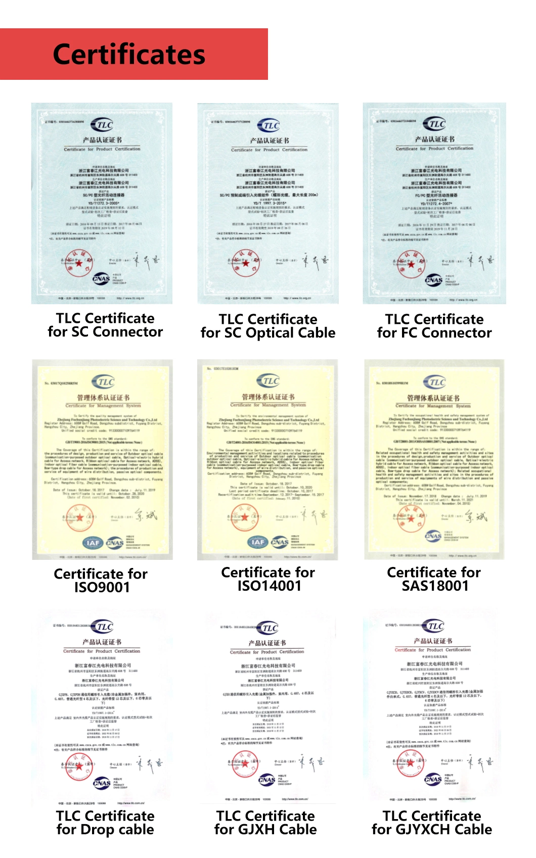 Fcj Optical Cable Types Including Ribbons Optic Fiber Color Glass Factory G657A1