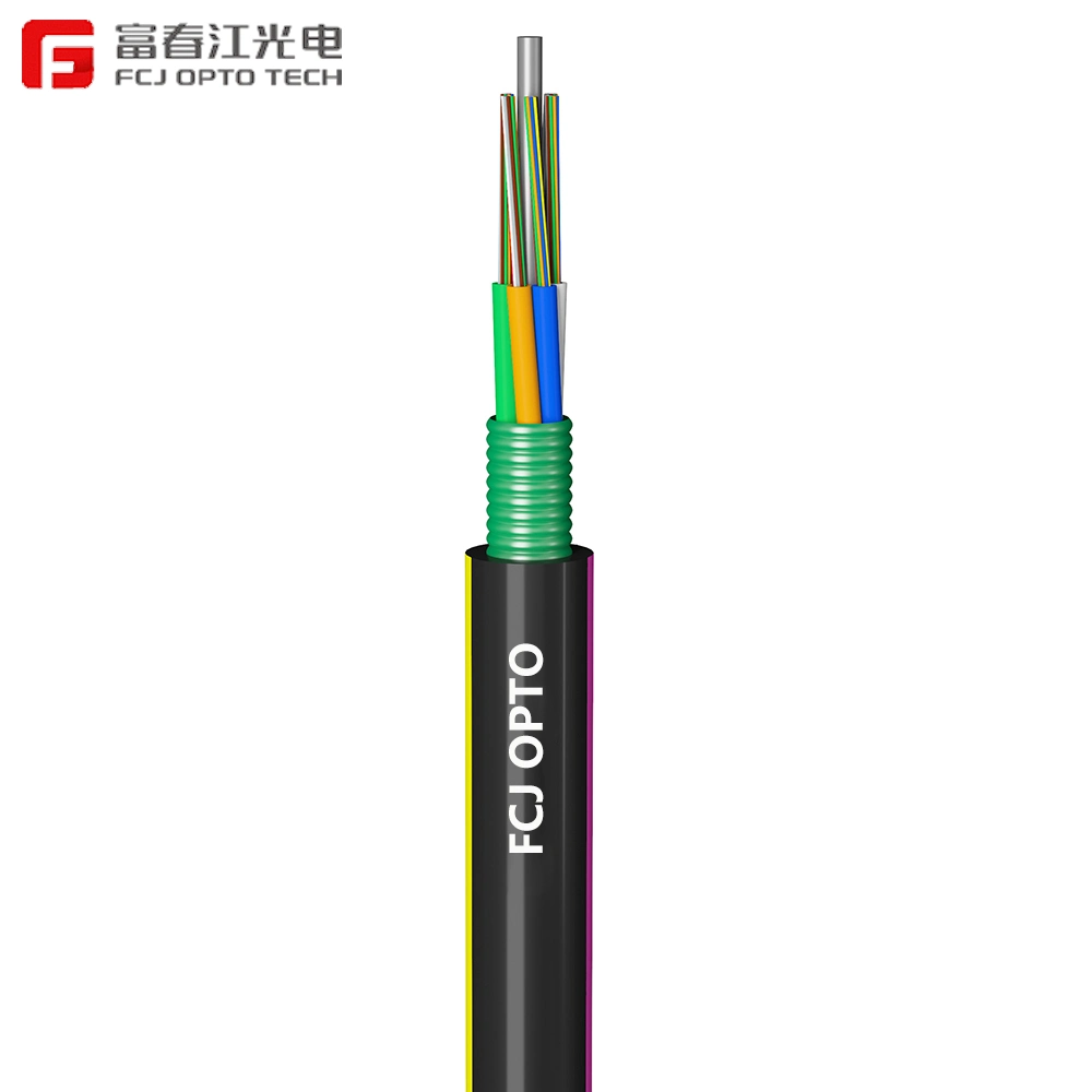 Fcj GYTS Outdoor 2-288 Core Singlemode G652D Duct Armored Fiber Optic Cable