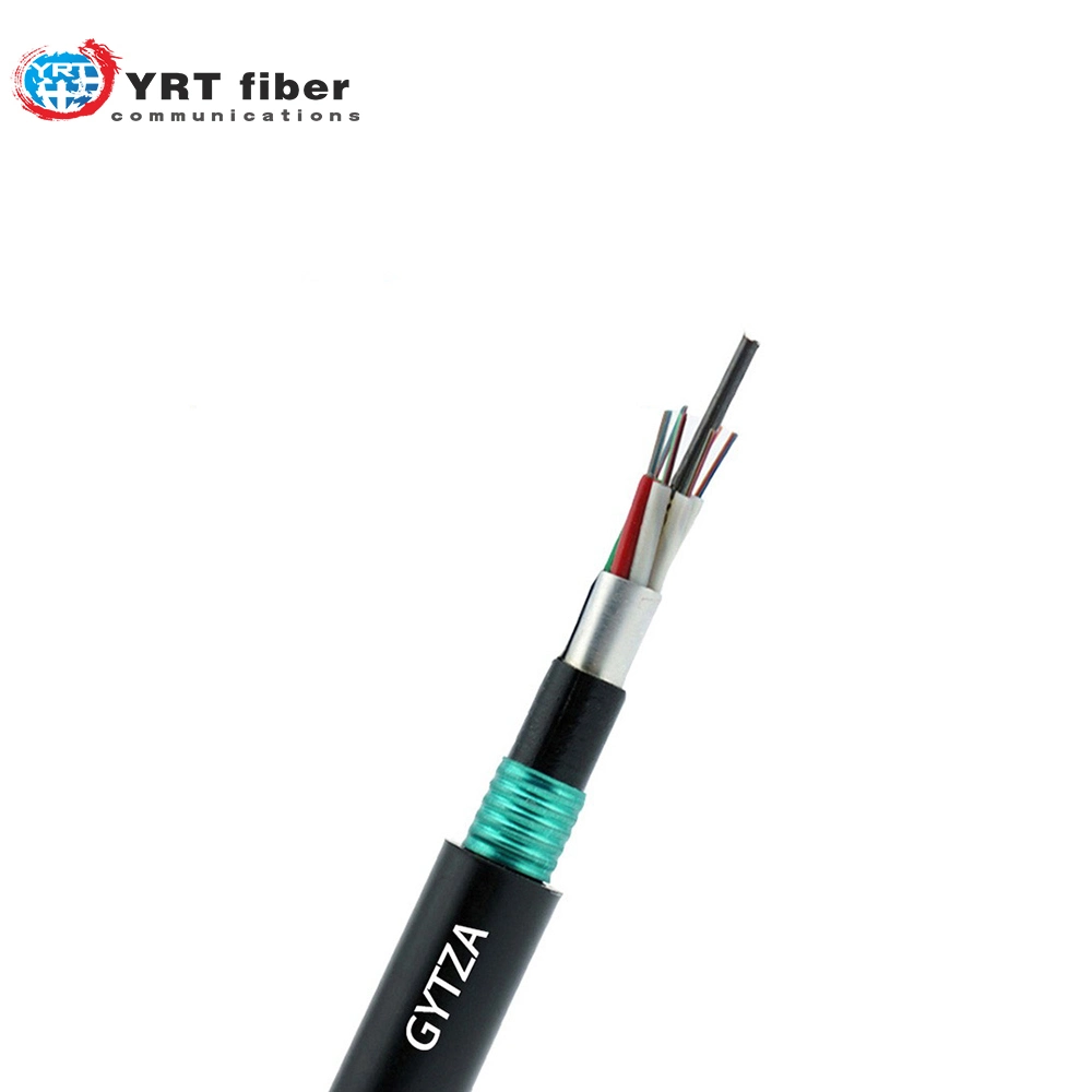 Stranded Loose Tube Self-Supporting Overhead Fiber Armored Optic Cable Gytza
