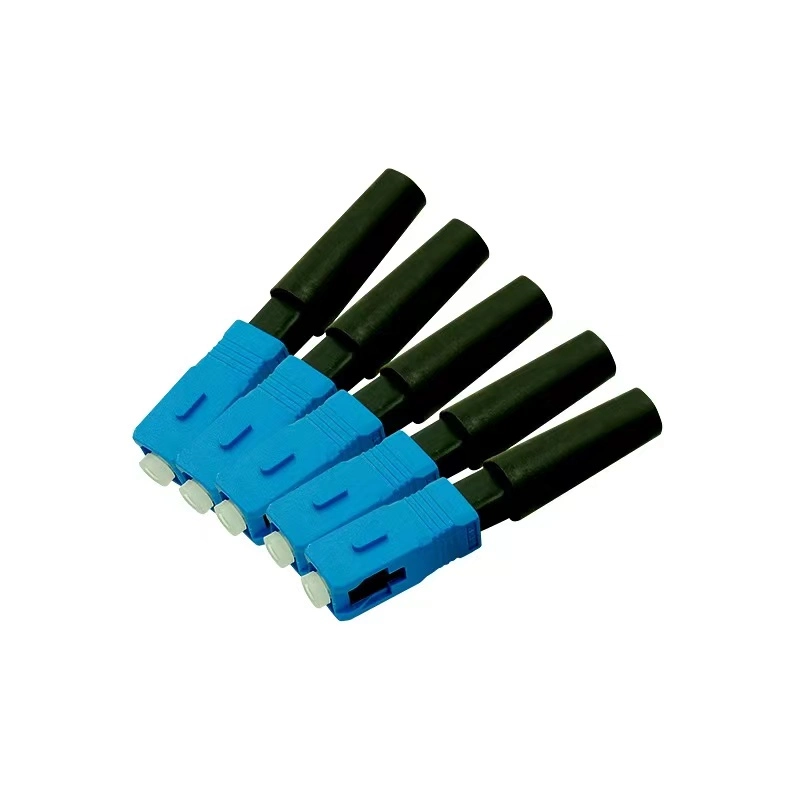 Ceramic Ferrule Premium Fiber Optic Fast Connector Sc APC Quick