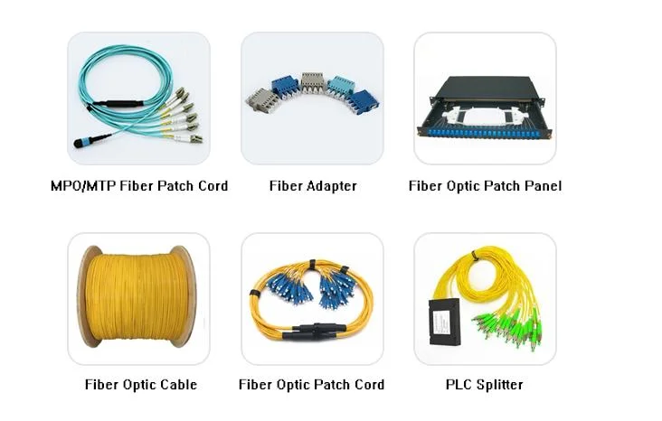 Perfect Quality Singlemode Multimode 12/24f MPO MTP LC Fiber Optic Trunk Cable
