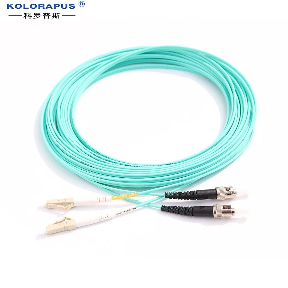 LC-St 10 Gigabit Multi-Mode Duplex Fiber Optic Patch Cable Om3
