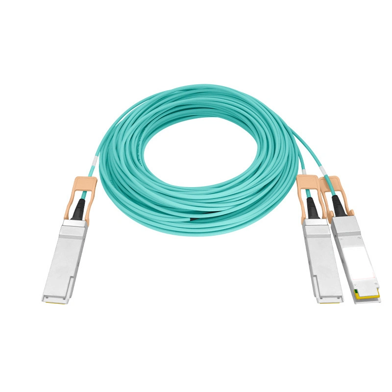 Customized Length 200g Aoc Cable Qsfp56 to Qsfp56 Active Optical Cable 10m Ethernet Cable Fiber Cable 3m 5m 15meters