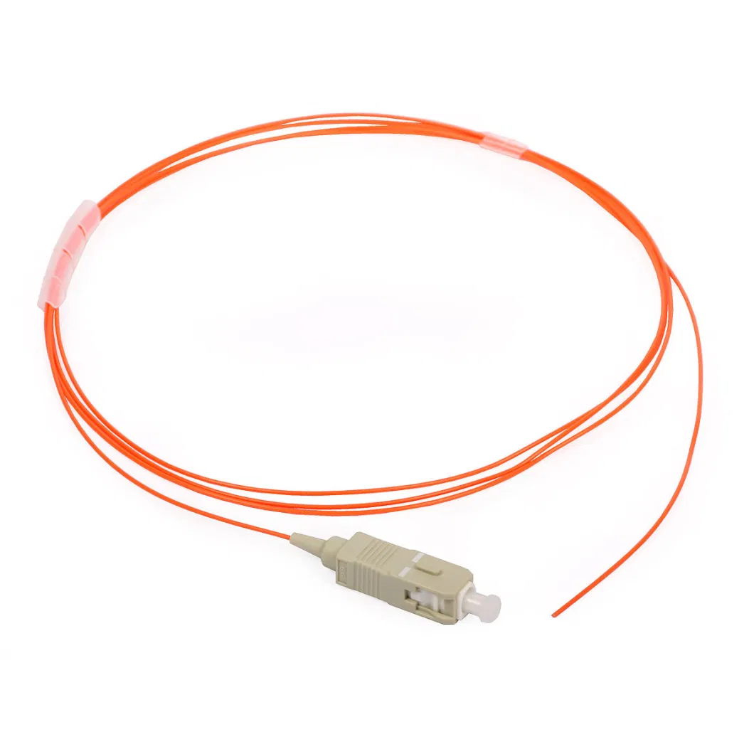 Multimode Fiber Optic Pigtail with Sc FC LC St Connector for FTTH