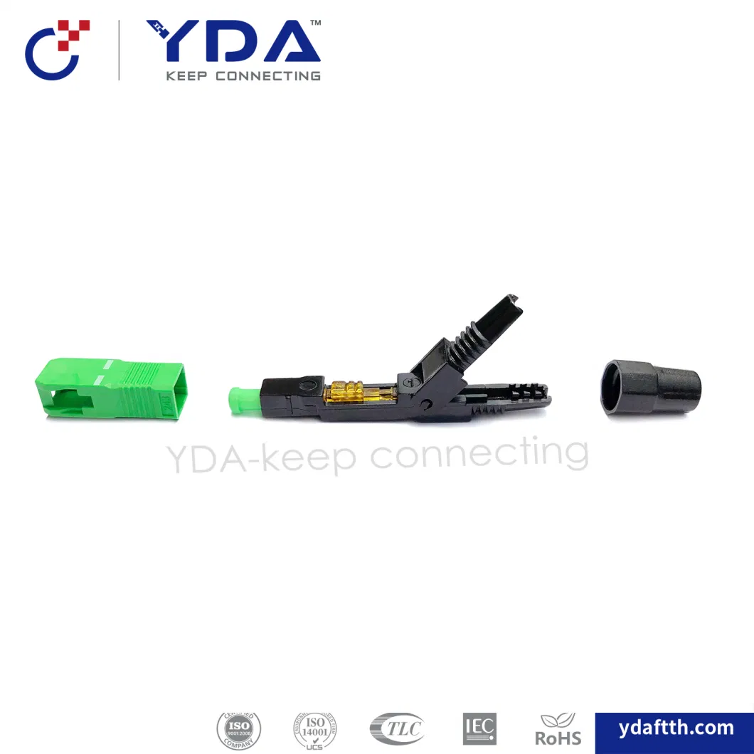 High Performance Sc LC Upc APC FTTH Optical Fiber Fast Connector