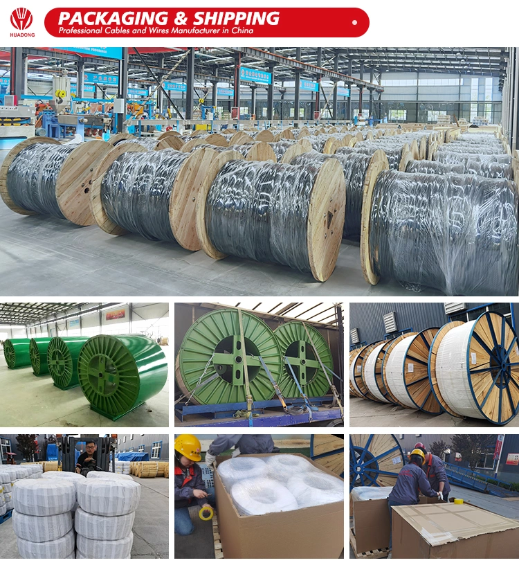 Henan Huadong Flexible Rubber Jhs 450/750V Flat 3 Core Submersible Water Pump Motor Power Wire Cable