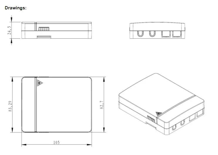 Fiber Optic Face Plate/Wall Socket