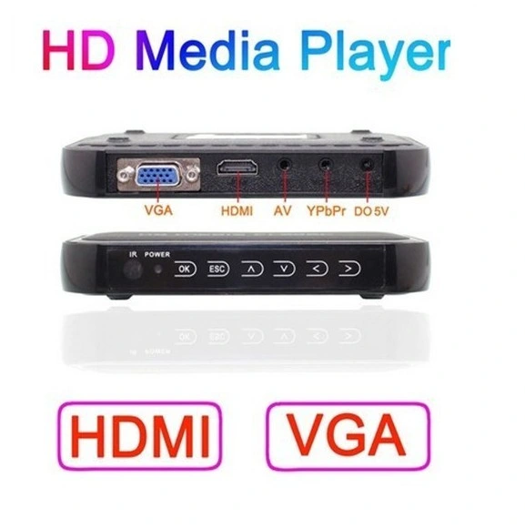 China Hot Selling Ad HDD Media Player Support HDMI, CVBS, VGA