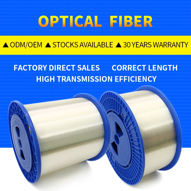 Single-Mode Multi-Mode Coloring Bare Color Glass Optical Fiber