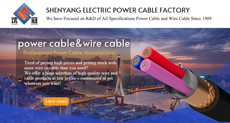 Shenguan Wire Cable PVC Insulation Multi Core Electric USB Computer Power Flexible Rubber PVC Sheath Power Cable Steel Wire Single Mode FTTH Low Voltage Cable