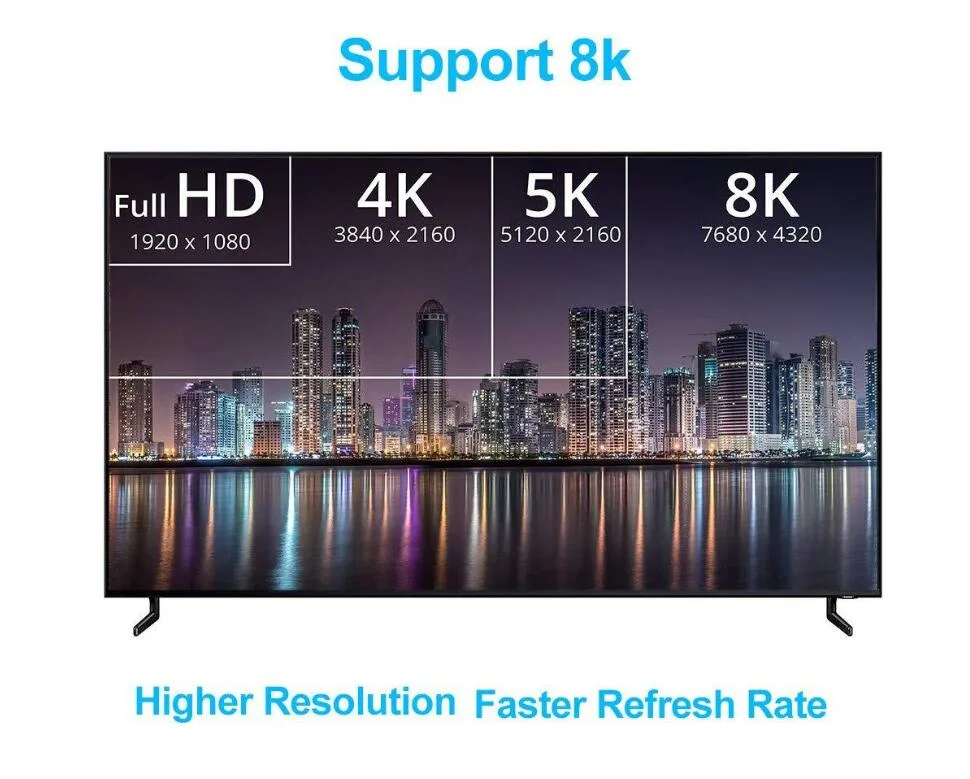 Active Optical Fiber HDMI Cable Support 8K@60Hz for HDTV