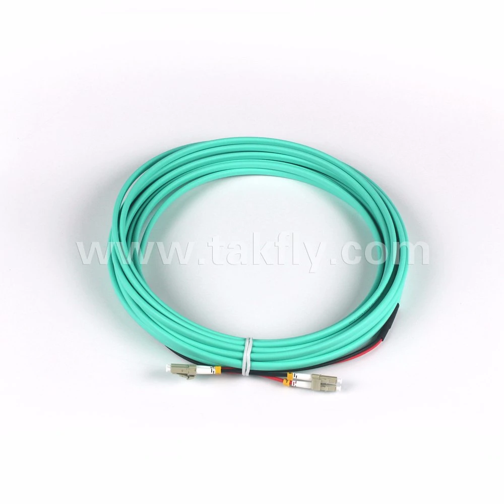 FTTH Multi-Mode Om3 Duplex Fo Patch Cord Cable LSZH with En50575 Approved