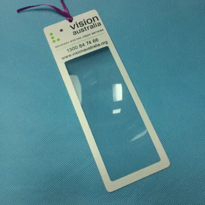 Hw801 Logo Printed Magnifier Bookmark for Gift