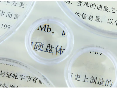 Hanging Magnifying Glass Portable Three Lens Suspended Magnifier