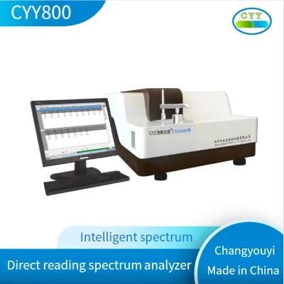 Full Spectrum Direct Reading Spectrometer, Spark Optical Emission Spectrometer for Ferrous (Iron and Steel) Metal Element and Non-Ferrous Analysis Instrument