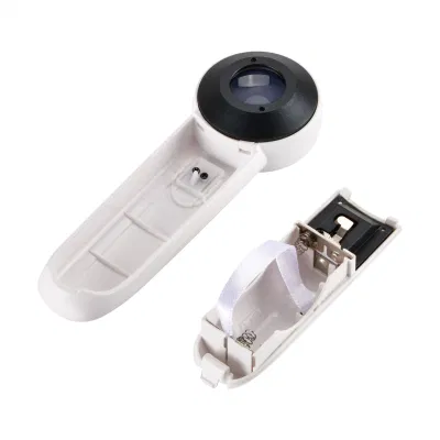 20X Reading Handheld Portable Magnifier with Two Levels Brightness LED Lights (BM-MG4210)