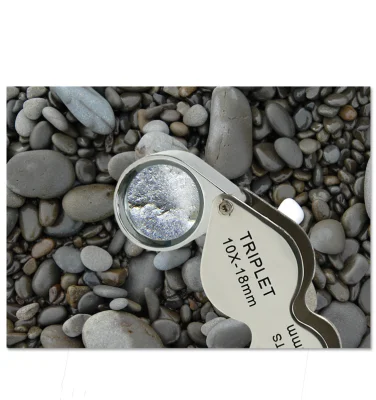 Best China Low Price Mg22181 Dual-Lens Triplet Folding Magnifying Glasses Jewellery Loupe
