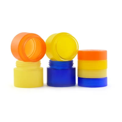 3oz 90ml Child Proof Magnifying Jars Straight Transparent Extract Glass Jars with Child Resistant Lid