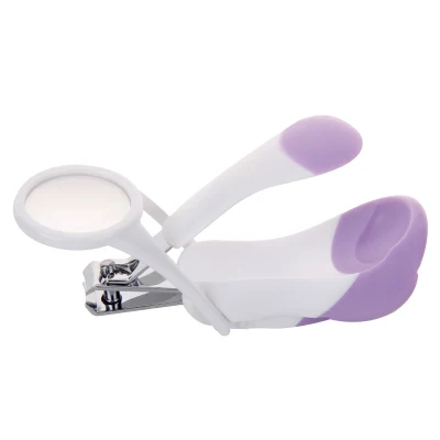 Stainless Steel Nail Scissors Magnifer Nail Clipper