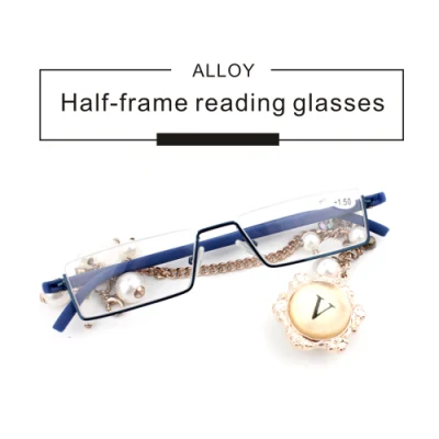 Mini Women Men Prescription Tr90 Magnifying Reading Glasses with Case