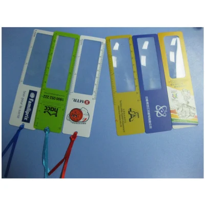 Hw801 Logo Printed Magnifier Bookmark for Gift