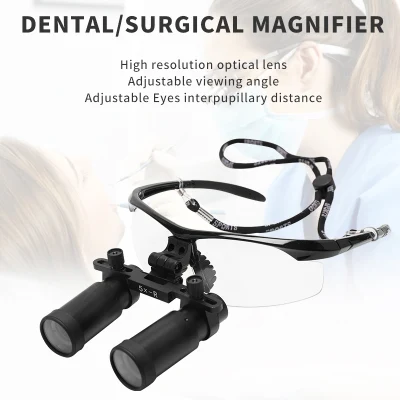 Dental Loupe 5X Binocular Lab Medical Ent Loupe Magnification Magnifier Surgical Equipment