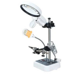 11X Auxiliary Clamp Magnifier Desk Lamp with LED Light (BM-MG2092)