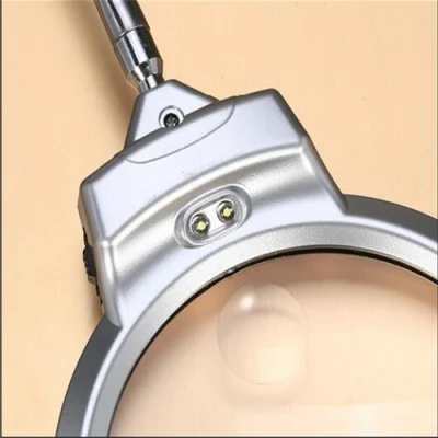 Jewelry Desk Magnifying Glass with LED Light (EGS4B-12)
