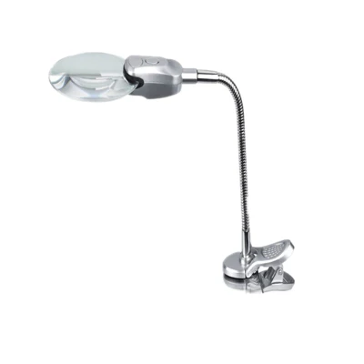 Desktop Clip Gooseneck LED Rimless Magnifier Lamp (BM-MG2013)