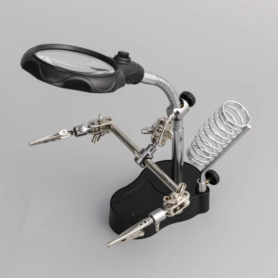 LED Auxiliary Clip Magnifier with 65mm Dia Mg16126-a