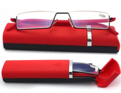 2023 DC Optical Hot Sale Computer Reader Blue Light Blocking Computer Glasses Reading Glasses Eyeglasses with Tr90 Half Rim