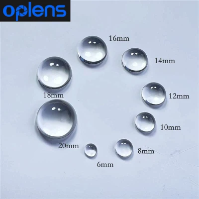 2024 Free Sample/Inquiry for Drawings Lab Microscope 50mm Optical FL 50mm Double Convex Optics Biconvex Magnifying Glass Lens