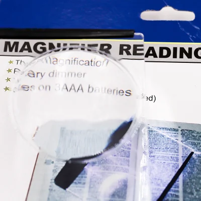 Goldmore LED Book Light with a Magnifying Glass