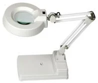 3X/5X/8X/10X/15X/20X Desktop Table Lamp Magnifer with Optical Glass Folding Stand