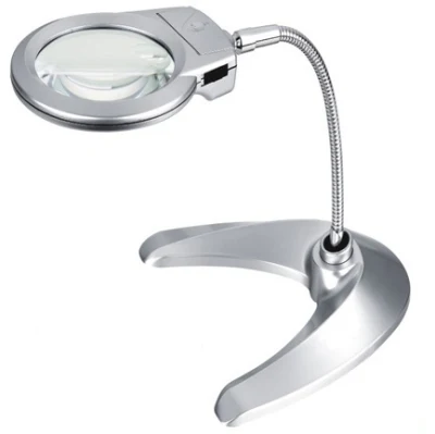2X, 5X Flexible Stand Gooseneck Hands Free Magnifier (BM-MG2019)