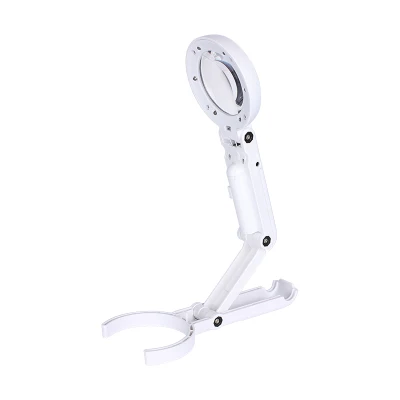 7X LED Light Foldable Handheld Desk Type Multi-Function USB Magnifier with Stand (BM-MG4213)