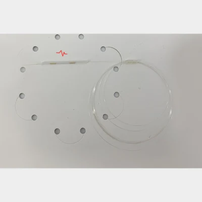 Center Wave Length 1565nm Strain Sensor Optical Instruments Reflector Fiber Bragg Grating