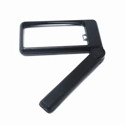 Handheld Folding Rectangular Magnifier Glass Mg84027 Portable Magnifier