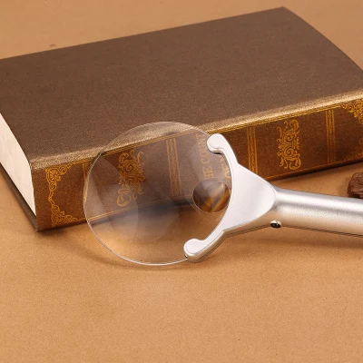 Frameless LED Lighting Double Optical Handheld Magnifying Glass Magnifier