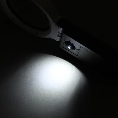10X 25X Reading Handheld Portable Foldable Magnifier Lamp Line Tester with LED UV Lights Scale (BM-MG4222C)
