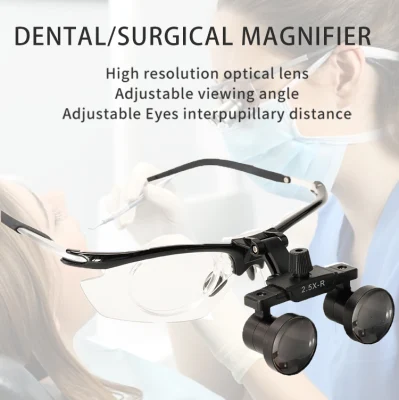 2.5 Times Dental Loupes Alimimia Surgical Loupe Galilean Magnifier