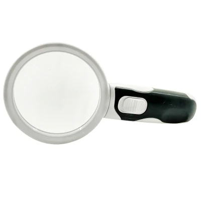 Interchangeable LED Magnifier Three Different Lens Lighted Handheld Magnifying Glass